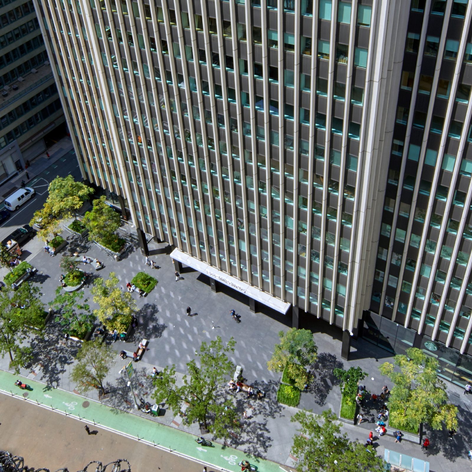 External top angle view of 1411 Broadway